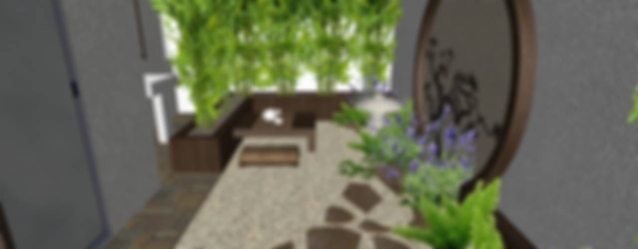 Jardines pequeños | Trucos para ampliar espacios | El "Circulo Mágico", Zen Ambient Zen Ambient Asyatik Bahçe