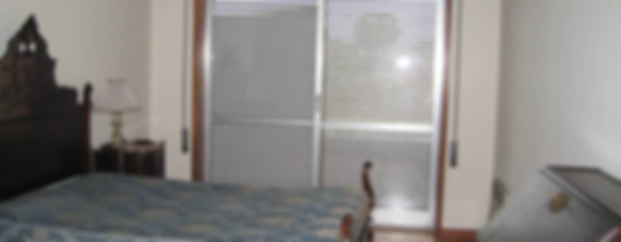 Remodelação Interior de Apartamento - Porto, Germano de Castro Pinheiro, Lda Germano de Castro Pinheiro, Lda モダンスタイルの寝室