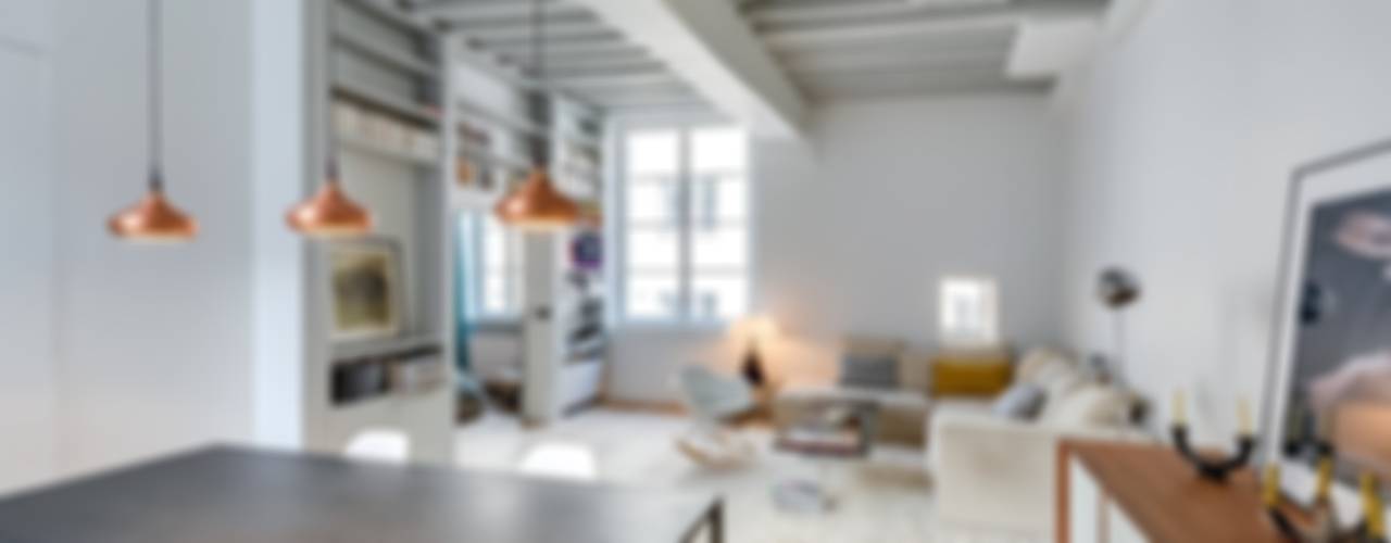 Appartement Paris, Meero Meero Industrial style dining room