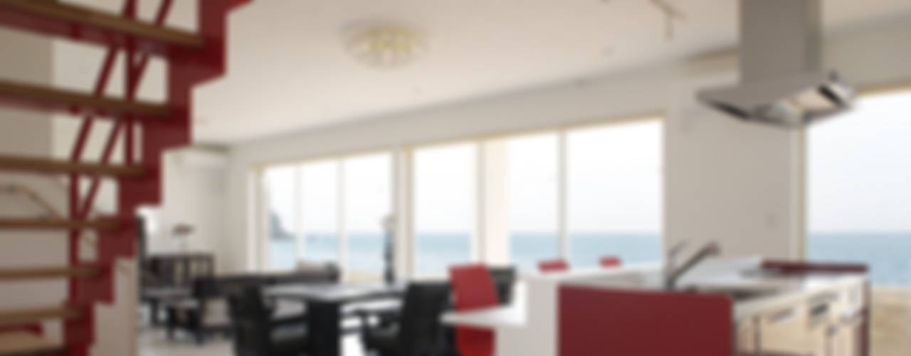 プロバンス風住宅, 有限会社タクト設計事務所 有限会社タクト設計事務所 モダンデザインの ダイニング