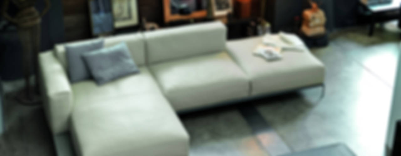 Industrial design - Doimo sofas -Metropolis, IMAGO DESIGN IMAGO DESIGN Salones de estilo industrial