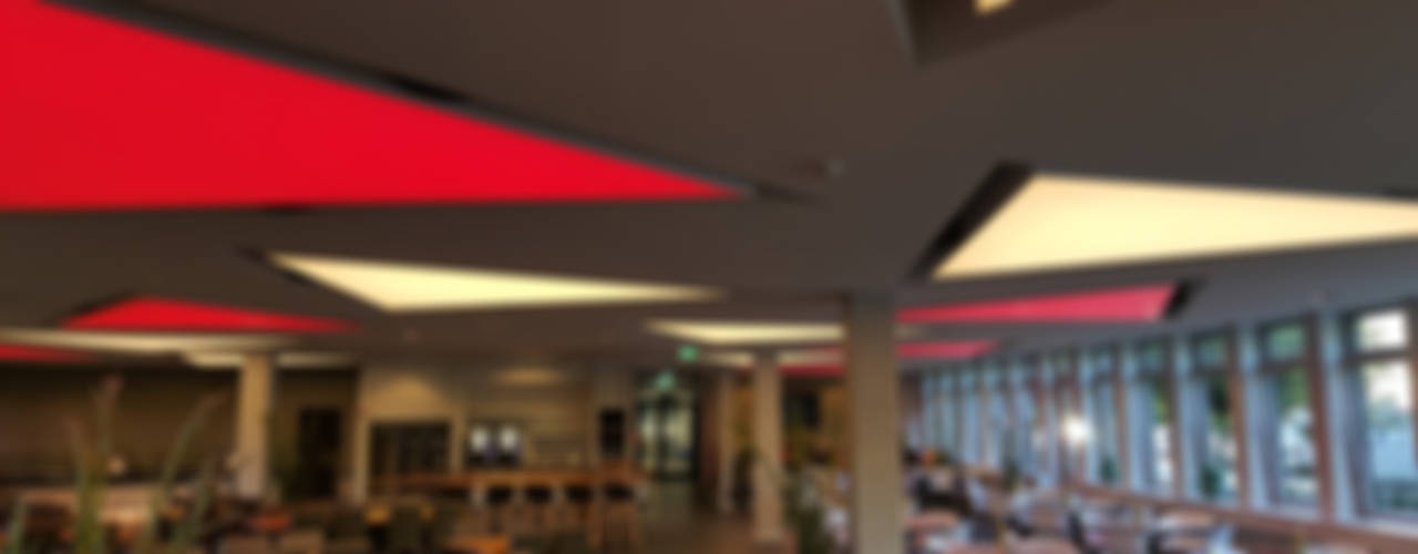 LED Lichtdecken im Meetingbereich Sysmex Deutschland, DEZETT Spanndecken DEZETT Spanndecken Modern Evler
