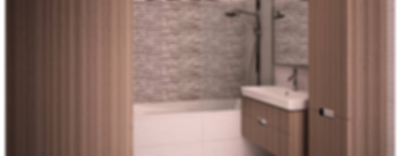 квартира для молодой семьи, AG design AG design Minimalist bathroom Ceramic White