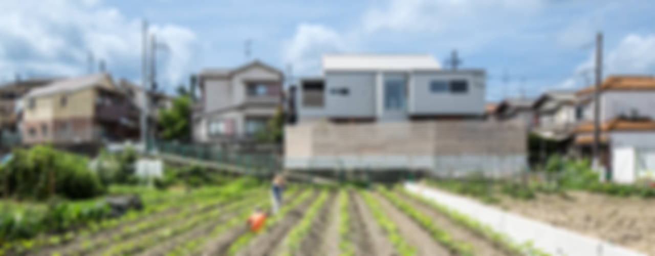 長尾元町の家, 藤森大作建築設計事務所 藤森大作建築設計事務所 Casas de estilo moderno Metal