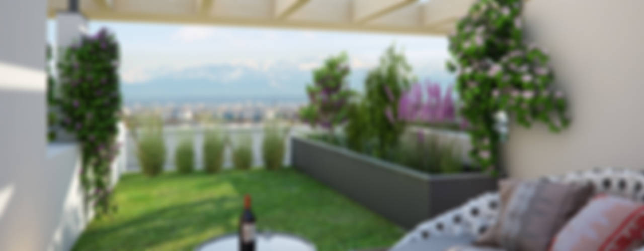Wohnungen Bauträger 3D-Visualisierung, winhard 3D winhard 3D Flat roof
