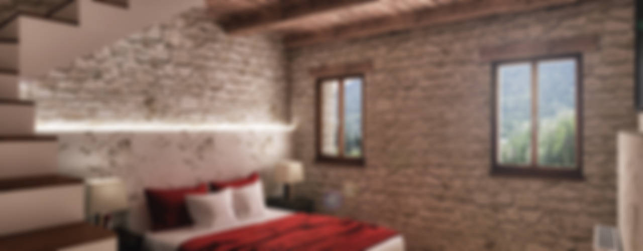 homify Rustikale Schlafzimmer Holz Holznachbildung