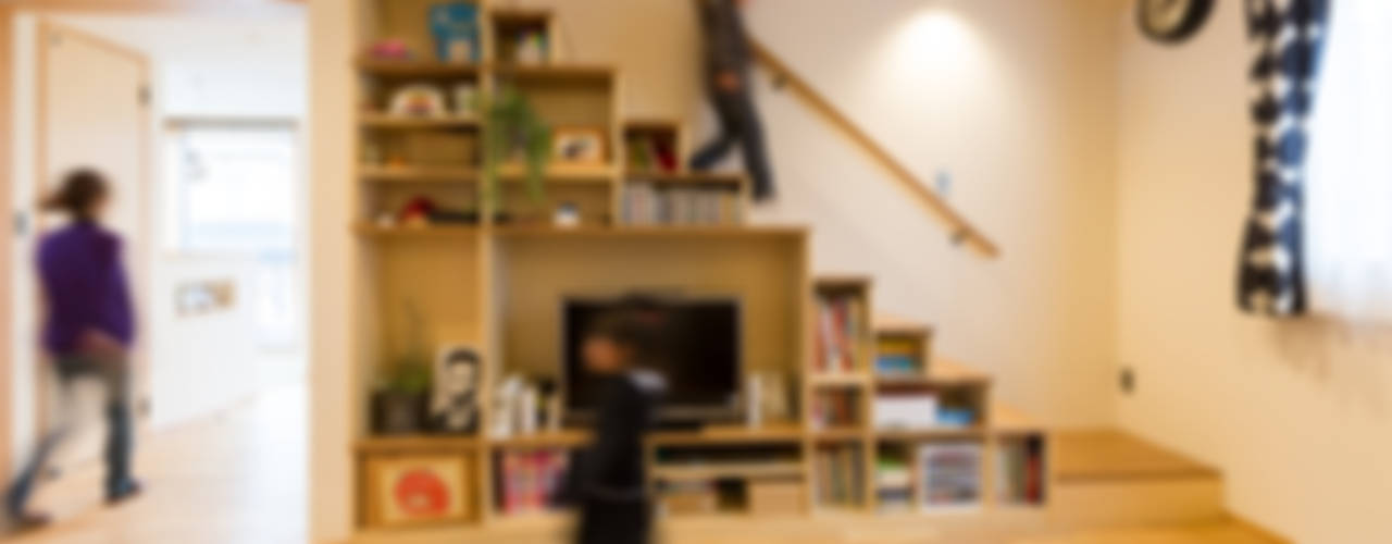 SQUARE, リノクラフト株式会社 リノクラフト株式会社 Eclectic style living room Wood Wood effect