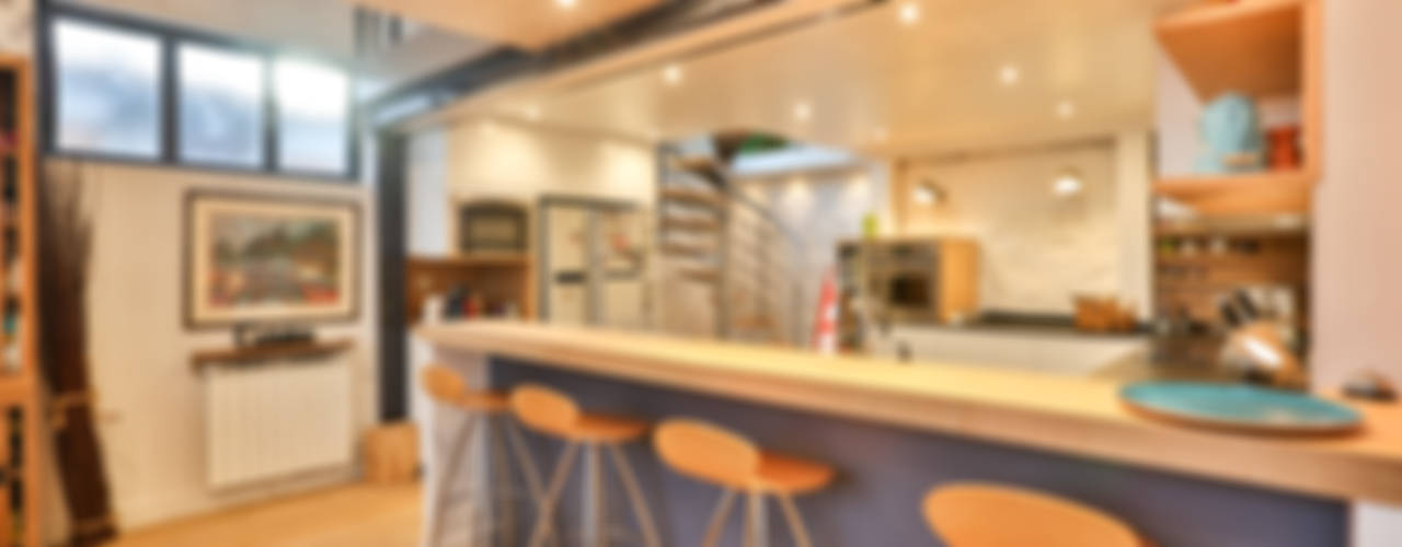 Cuisine | Intégration façon loft | IDF, LUSIARTE LUSIARTE Modern kitchen