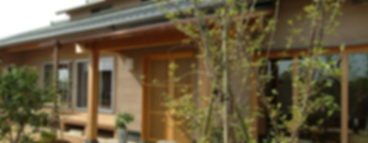 柳川の家, AMI ENVIRONMENT DESIGN／アミ環境デザイン AMI ENVIRONMENT DESIGN／アミ環境デザイン 아시아스타일 주택