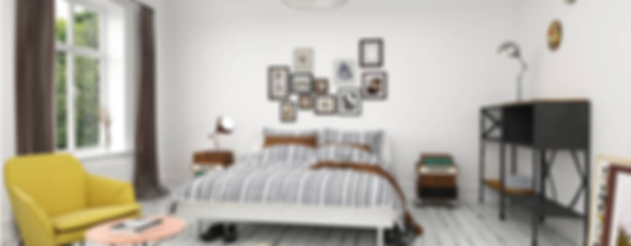 Bedroom in Stockholm - 2015 , InOutSide Architecture and Design InOutSide Architecture and Design Modern style bedroom