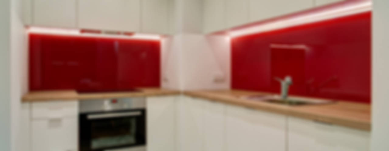 Czerwony akcent, Perfect Space Perfect Space Cocinas modernas: Ideas, imágenes y decoración