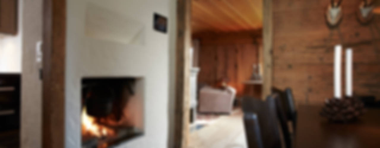 homify Rustikale Wohnzimmer Holz Holznachbildung