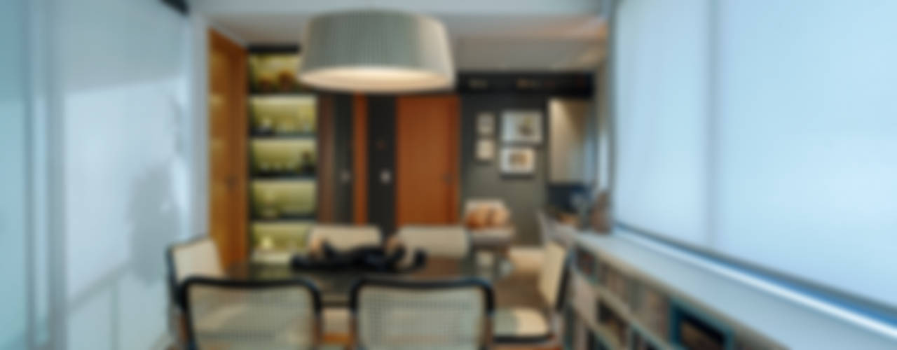 Apartamento FM, CoGa Arquitetura CoGa Arquitetura Ruang Makan Modern