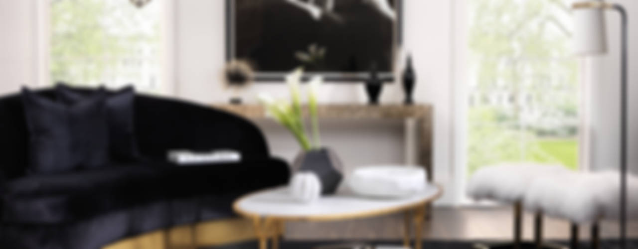 SS16 Style Guide - Refined Monochrome Collection, LuxDeco LuxDeco Modern living room