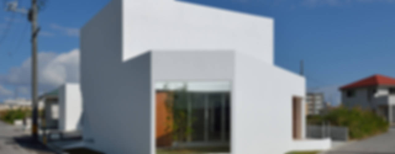 ODMR-HOUSE, 門一級建築士事務所 門一級建築士事務所 모던스타일 주택 콘크리트 화이트