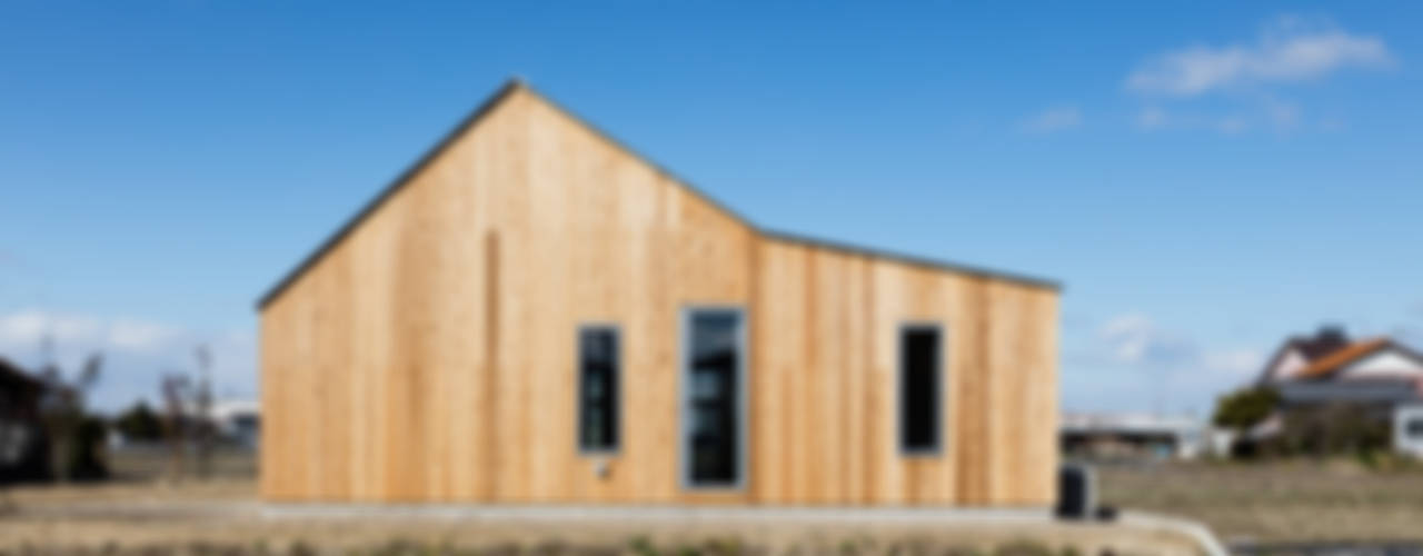 House in Inuyama, hm+architects 一級建築士事務所 hm+architects 一級建築士事務所 Eclectic style houses Wood Wood effect