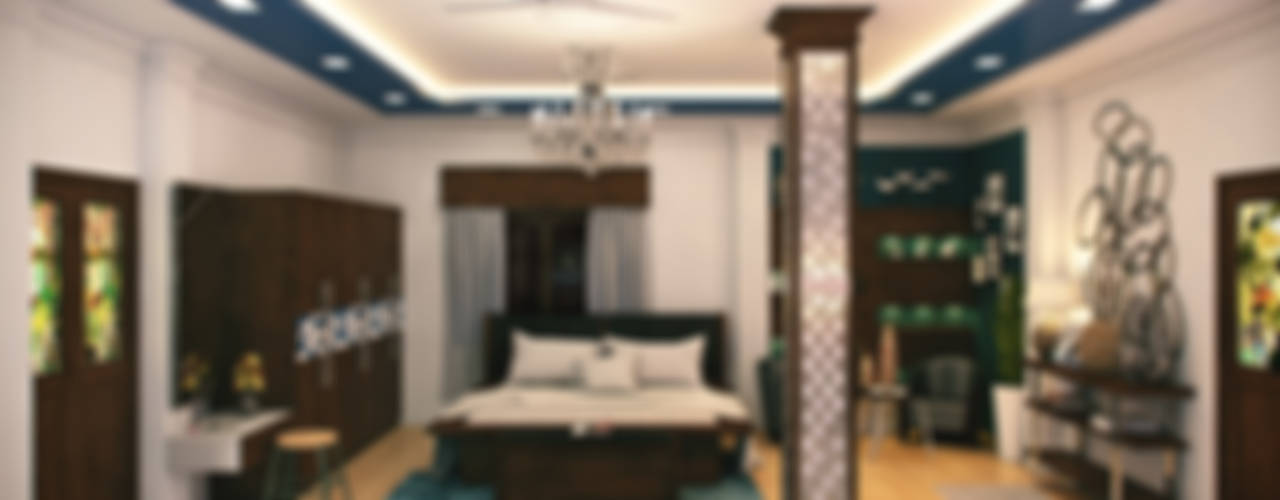 3D VISUALIZATION, FREELANCE FREELANCE Classic style bedroom