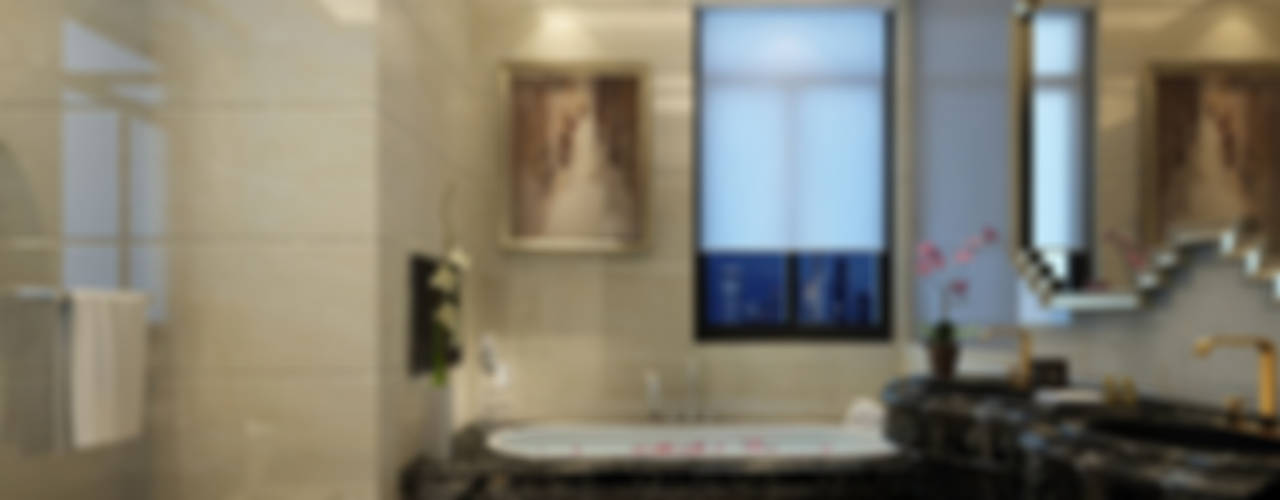 homify Bathroom پتھر