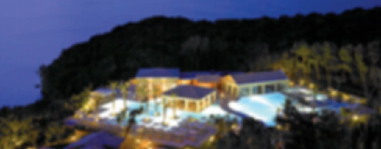 Soluzioni luminose SIRU per Eva Palace Grecotel Luxury Hotel, siru srl siru srl オリジナルな 家