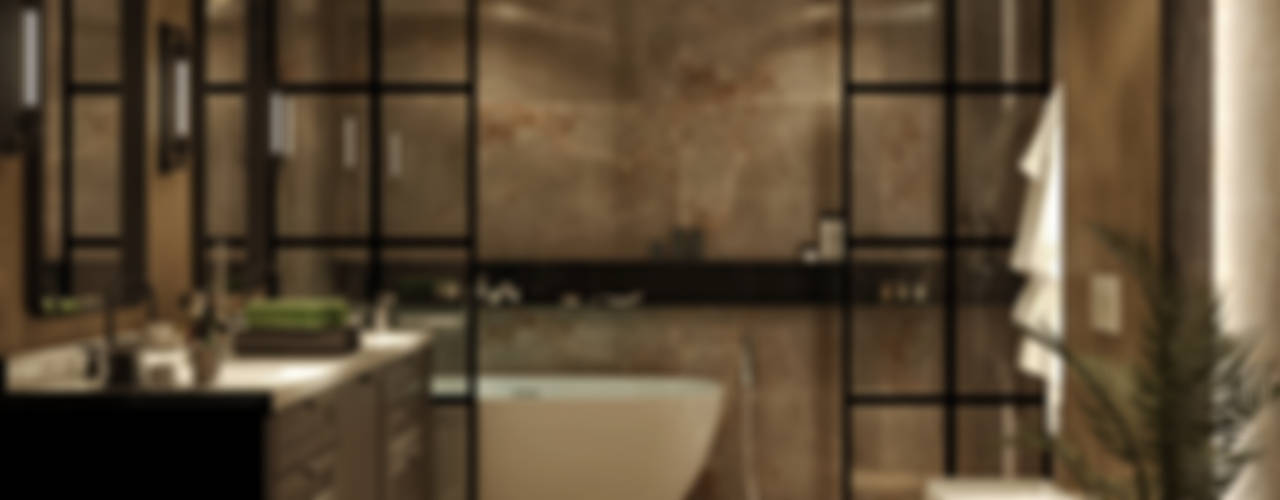 BANYO PROJESİ, WALL INTERIOR DESIGN WALL INTERIOR DESIGN Rustik Banyo