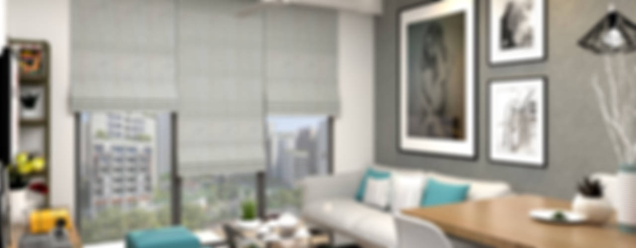 Kim Keat Link, Swish Design Works Swish Design Works Modern living room Grey