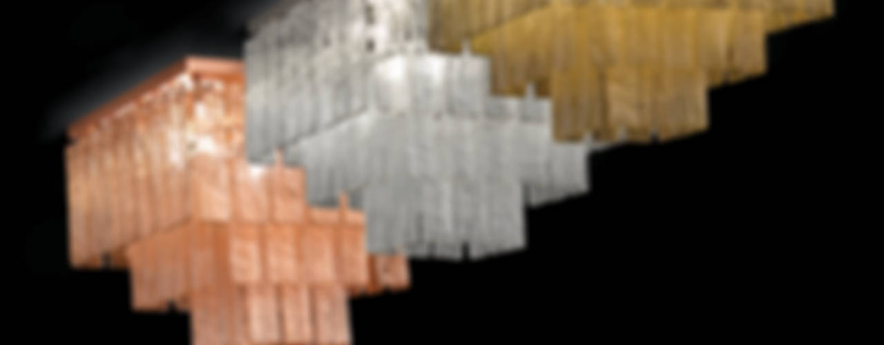 CHARLESTON: la plafoniera realizzata in vetro di Murano, MULTIFORME® lighting MULTIFORME® lighting HouseholdAccessories & decoration