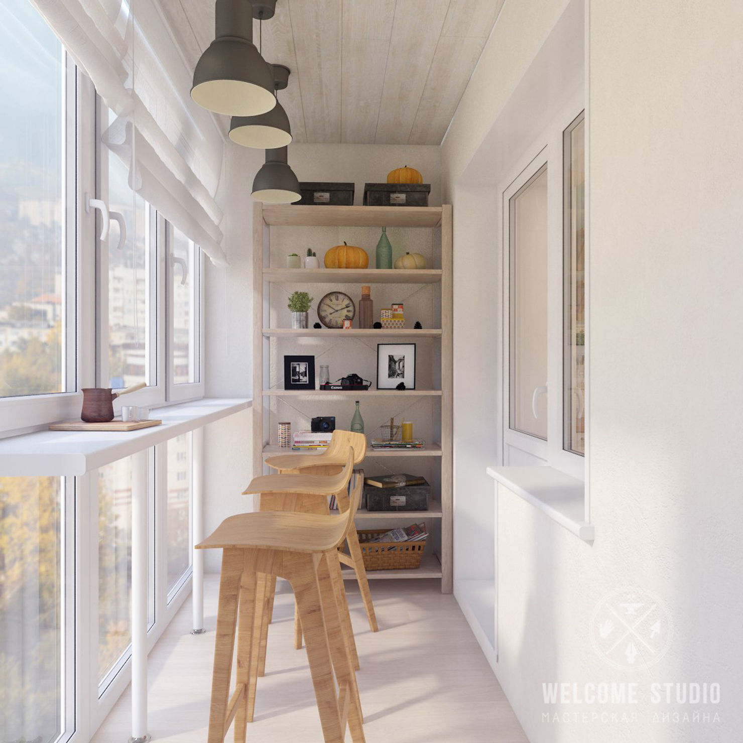 Дизайн балкона – 10 идей, как использовать его с умом