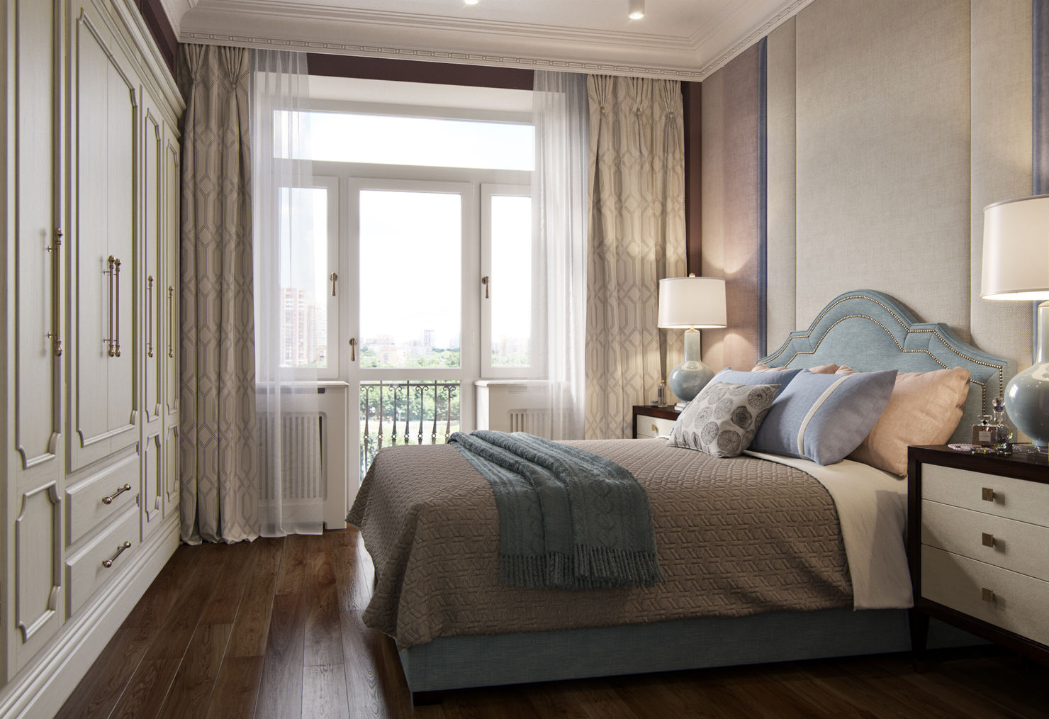 Дизайн интерьера классической спальни: 17 лучших фото