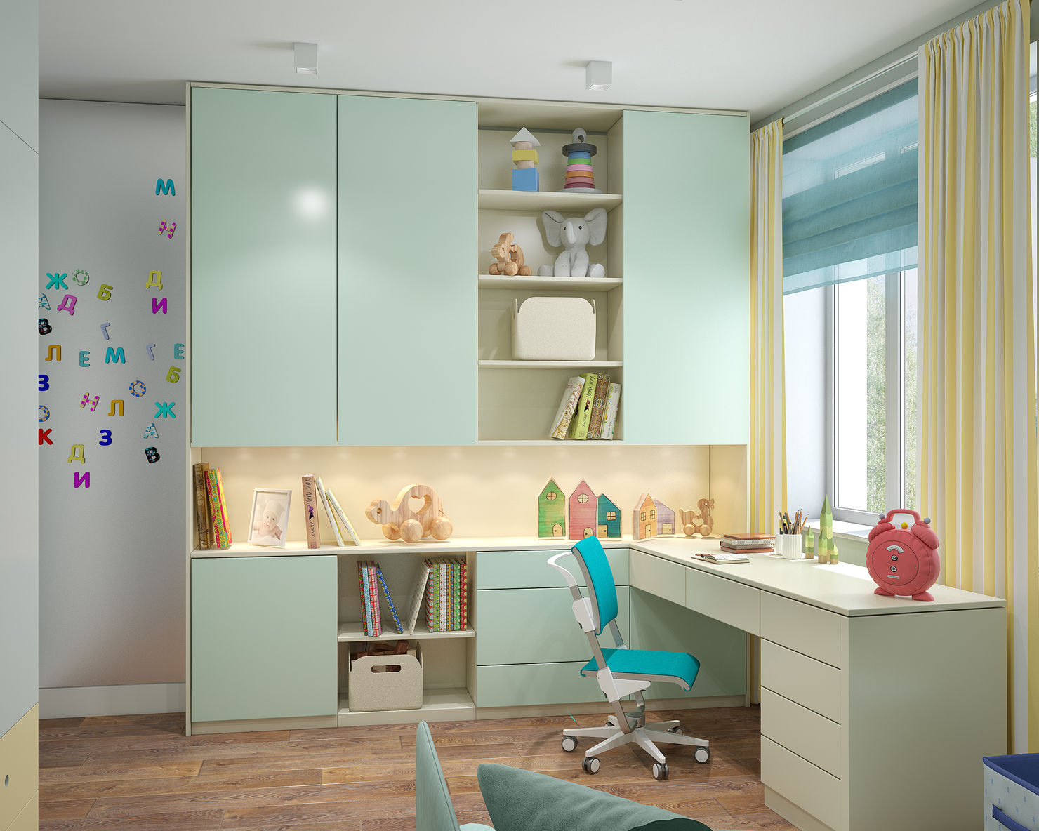 35 идей дизайна детской комнаты 