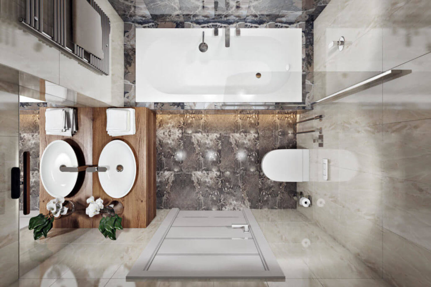Ремонт маленьких ванных комнат: 15+ вариантов дизайна 