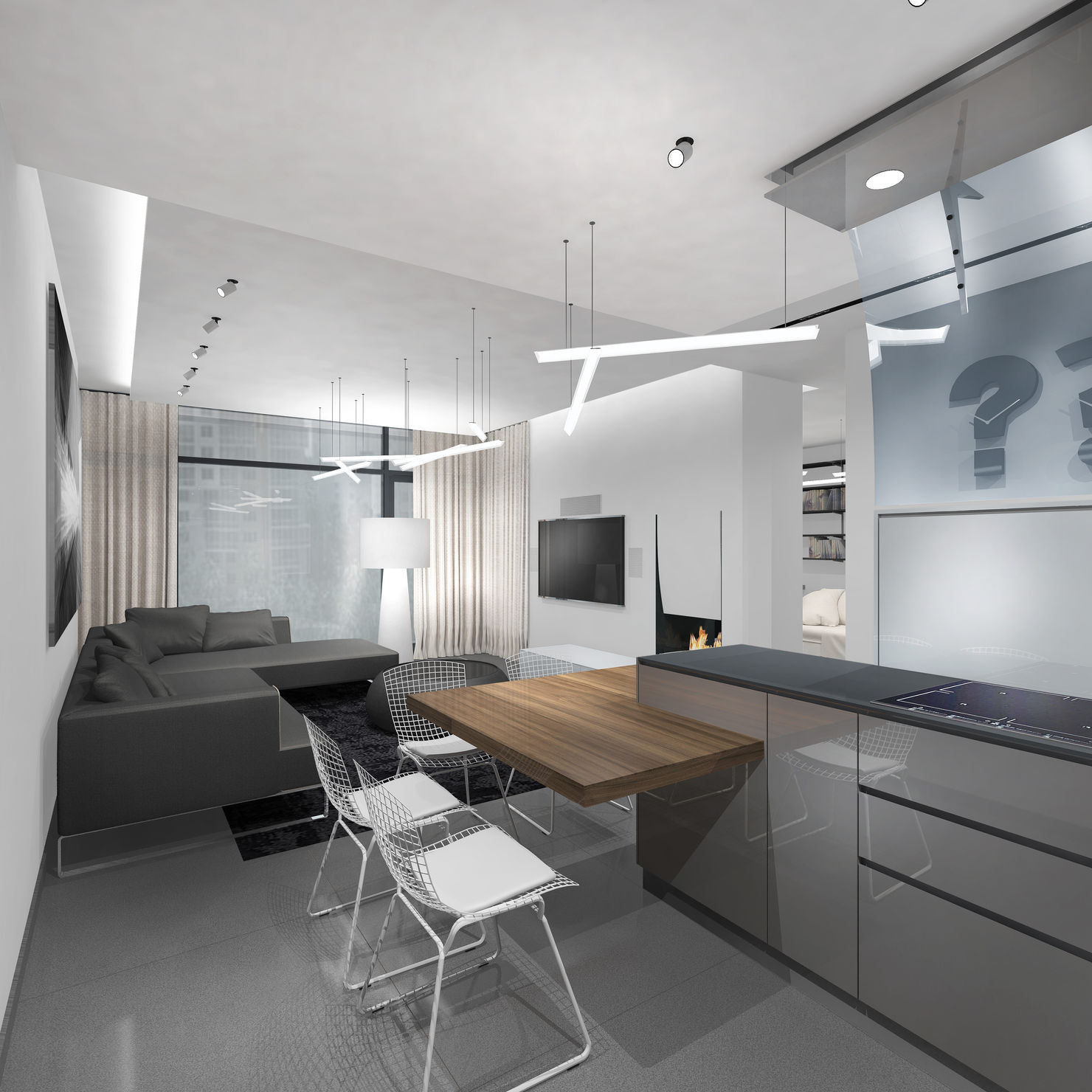 Дизайн-проект современной квартиры в Москве