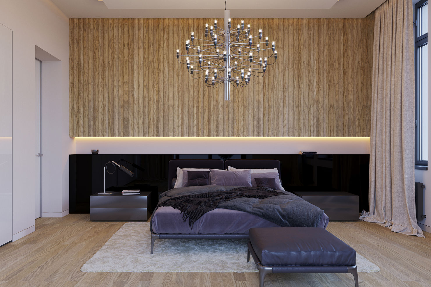 Дизайн интерьера коттеджа в стиле минимализм 350 м²
