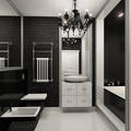 Фьюжн в черно-белом ММ-design Klasik Banyo