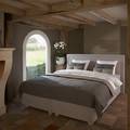 boxspring DeLuxe met hoofdbord Passion Mérens Boxsprings Kırsal Yatak Odası Yataklar & Yatak Başları