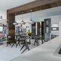Kitchen View ROAS ARCHITECTURE 3D DESIGN AGENCY Modern Mutfak