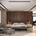 İç mekan tasarım ve Görselleştirme, fatih beserek fatih beserek Modern Yatak Odası