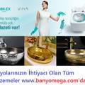 banyomega emek banyo aksesuarları ltd şti Modern Banyo renkli lavabolar,tezgah üstü lavabola,asma klozetler,Tuvaletler