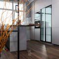 Gray kitchen Bushido WOODsystems Minimalist Mutfak Mutfak Malzemeleri