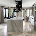 Ivory Cream Marble , Classic Travertine Burdur Beıge Marble Zeminler