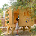 La cabaña de diseño ideal para niños... ¡y padres! MuDD architects Prefabrik ev cabana de diseno, cabaña jardin, cabaña para niños, techo jardin, cabaña en kit, madera sostenible de pino