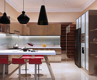 Kitchen Set & Credenza TV - Nadia - Mampang:  Kitchen by Pro Global Interior