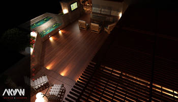 ROOF GARDEN: حدائق تنفيذ AKYAN