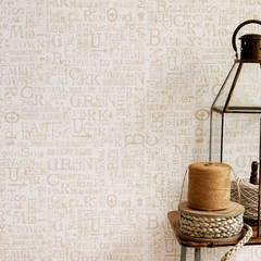 homify Rustieke muren & vloeren Behang