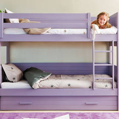 Litera con cama nido para habitaciones pequeñas Sofás Camas Cruces Habitaciones para niñas