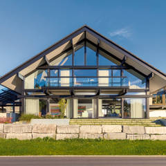 HUF Haus ART 5, HUF HAUS GmbH u. Co. KG HUF HAUS GmbH u. Co. KG Nowoczesne domy