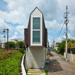 堀ノ内の住宅, 水石浩太建築設計室／ MIZUISHI Architect Atelier 水石浩太建築設計室／ MIZUISHI Architect Atelier モダンな 家