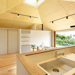 大きな屋根のいえ, 株式会社ミユキデザイン（miyukidesign.inc） 株式会社ミユキデザイン（miyukidesign.inc） 北欧デザインの キッチン