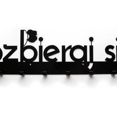 ROZBIERAJ SIĘ Wieszak do przedpokoju metalowy XXXL Bucha Nowoczesny korytarz, przedpokój i schody Szafy i wieszaki