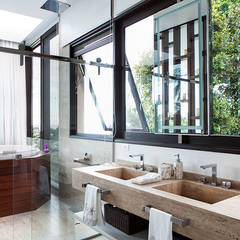 Sam Pedro - Guarujá - SP, Infinity Spaces Infinity Spaces Ванная комната в стиле модерн