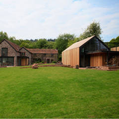 Veddw Farm, Monmouthshire, Hall + Bednarczyk Architects Hall + Bednarczyk Architects Casas modernas